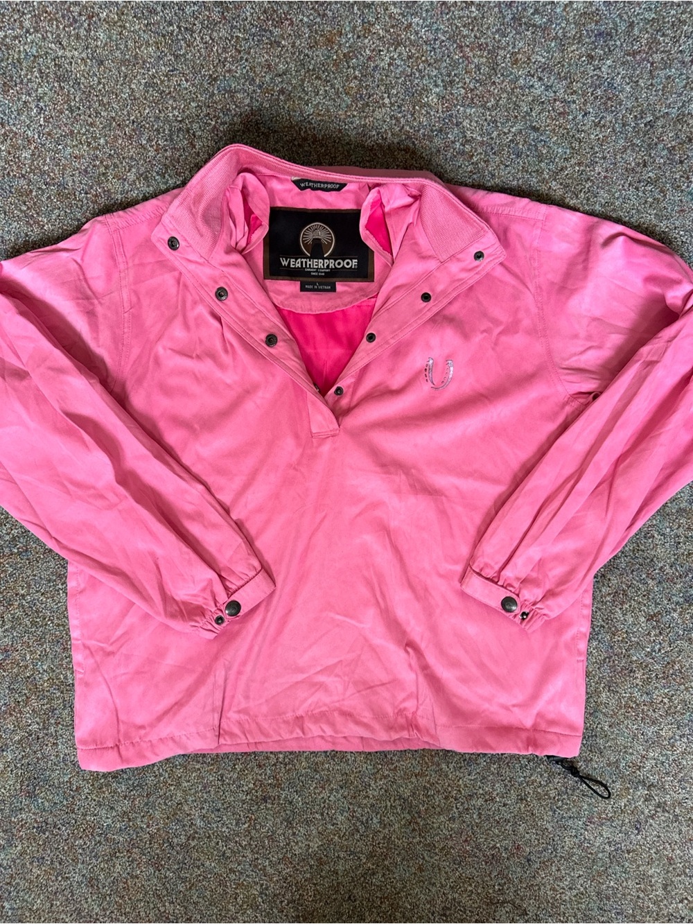 Women's Pink Weatherproof Pullover